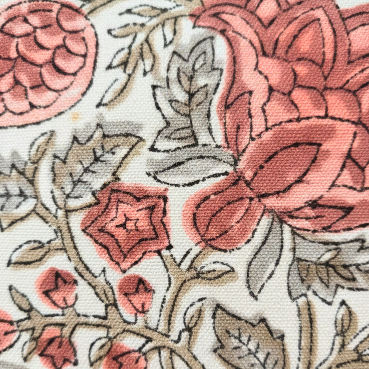 Floral Heritage Border Cushion Cover