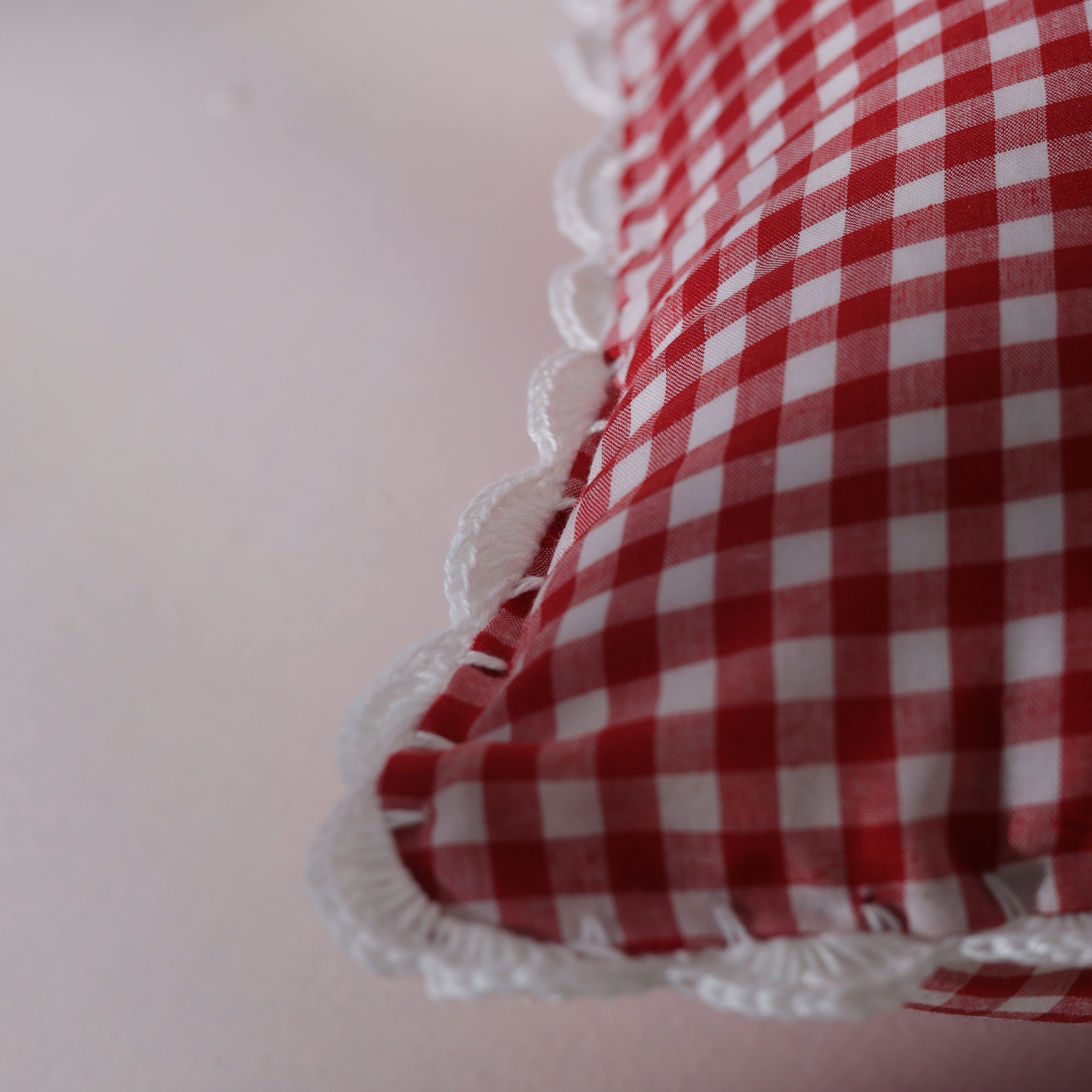 Vintage Hand Woven Crocheted Cushion Case