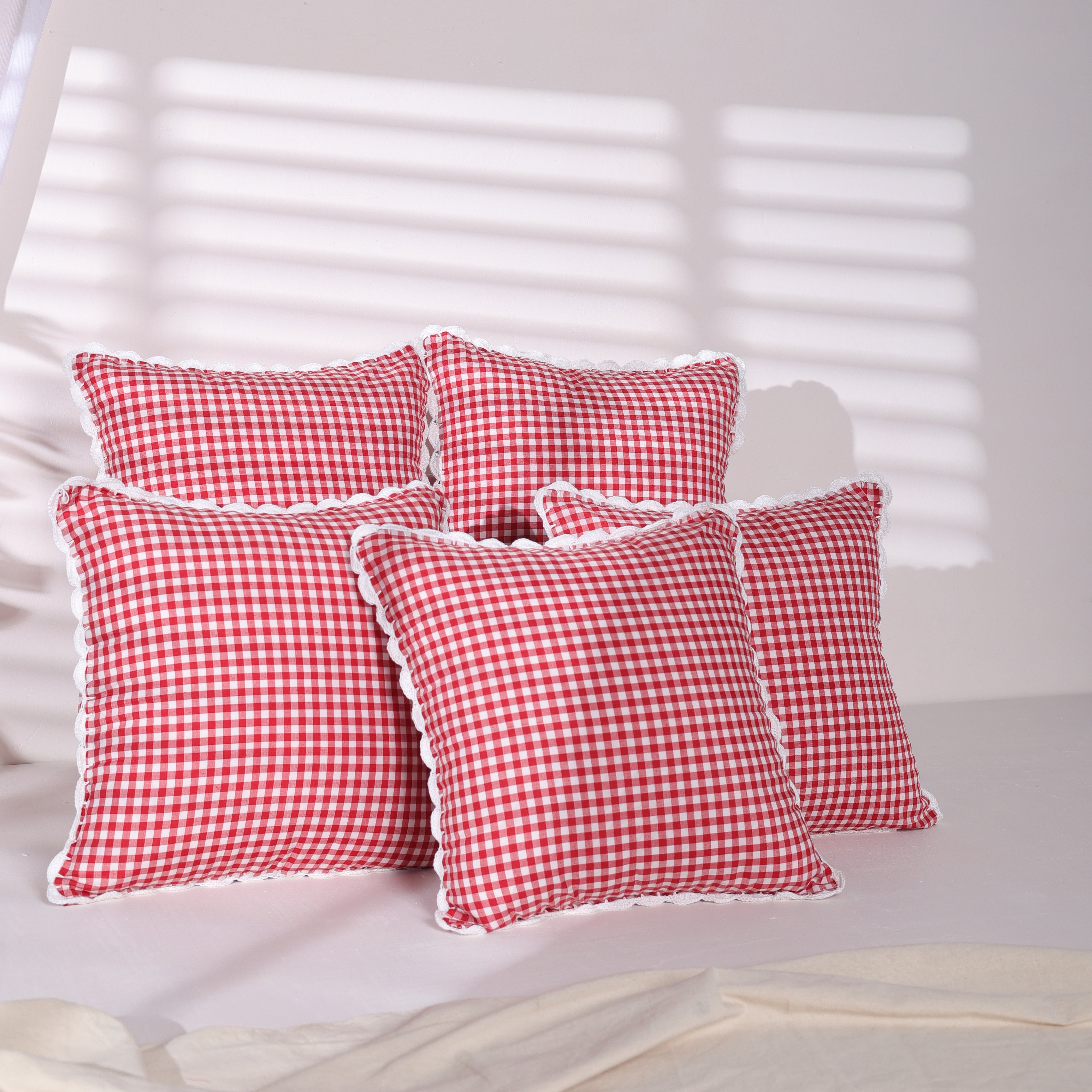 Vintage Hand Woven Crocheted Cushion Case