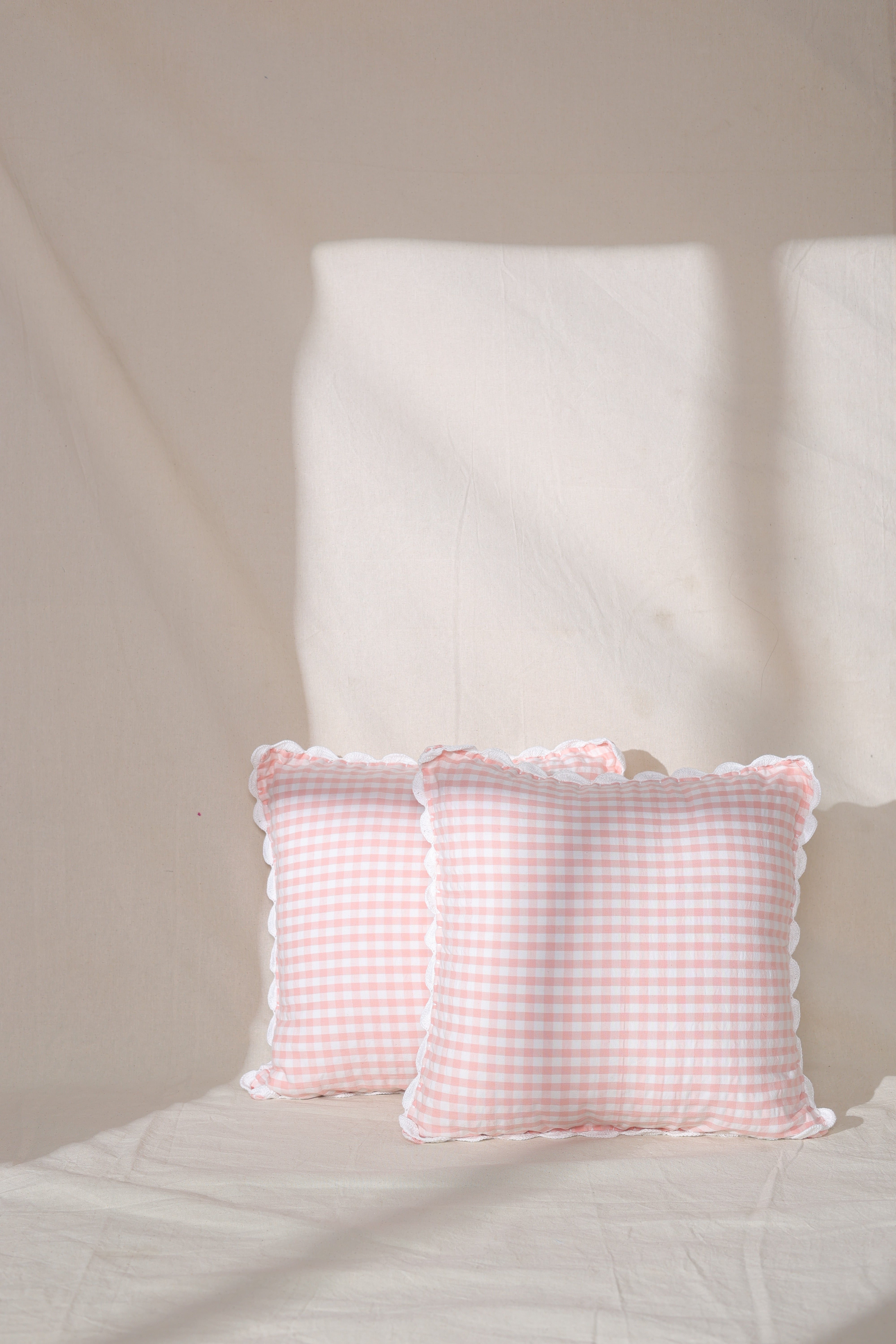Vintage Hand Woven Crocheted Cushion Case
