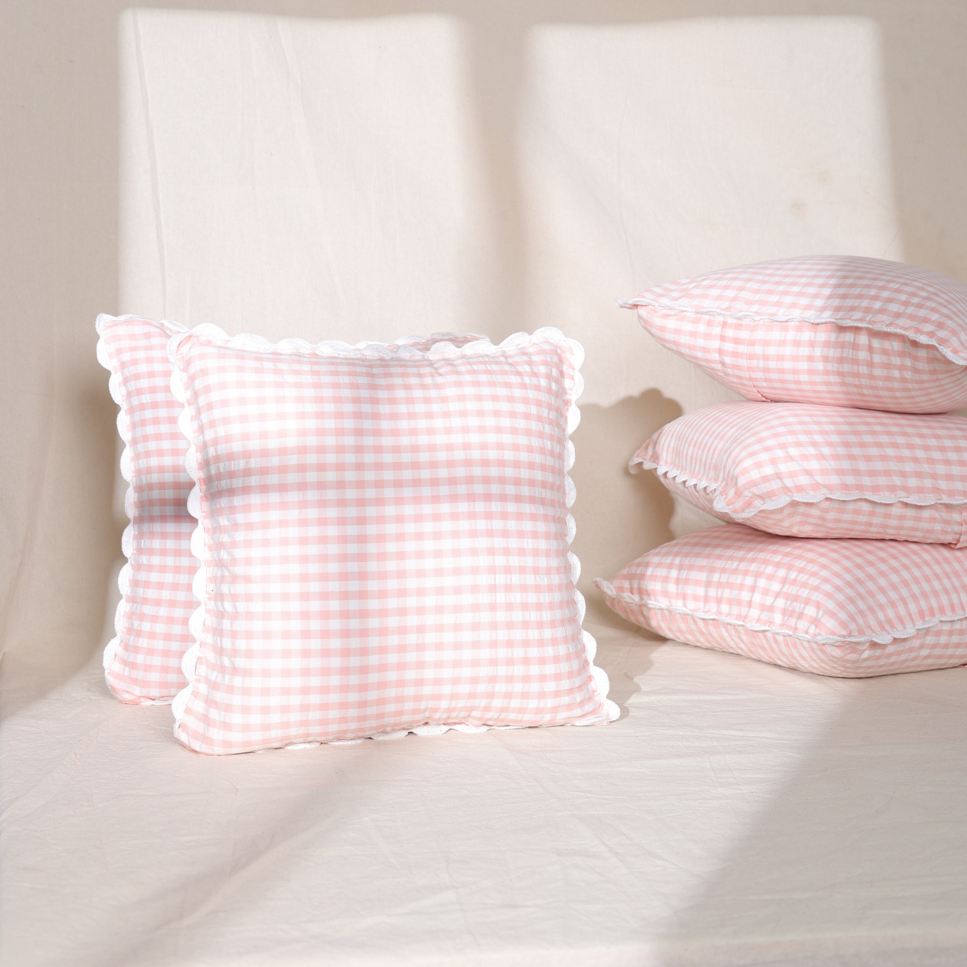 Vintage Hand Woven Crocheted Cushion Case