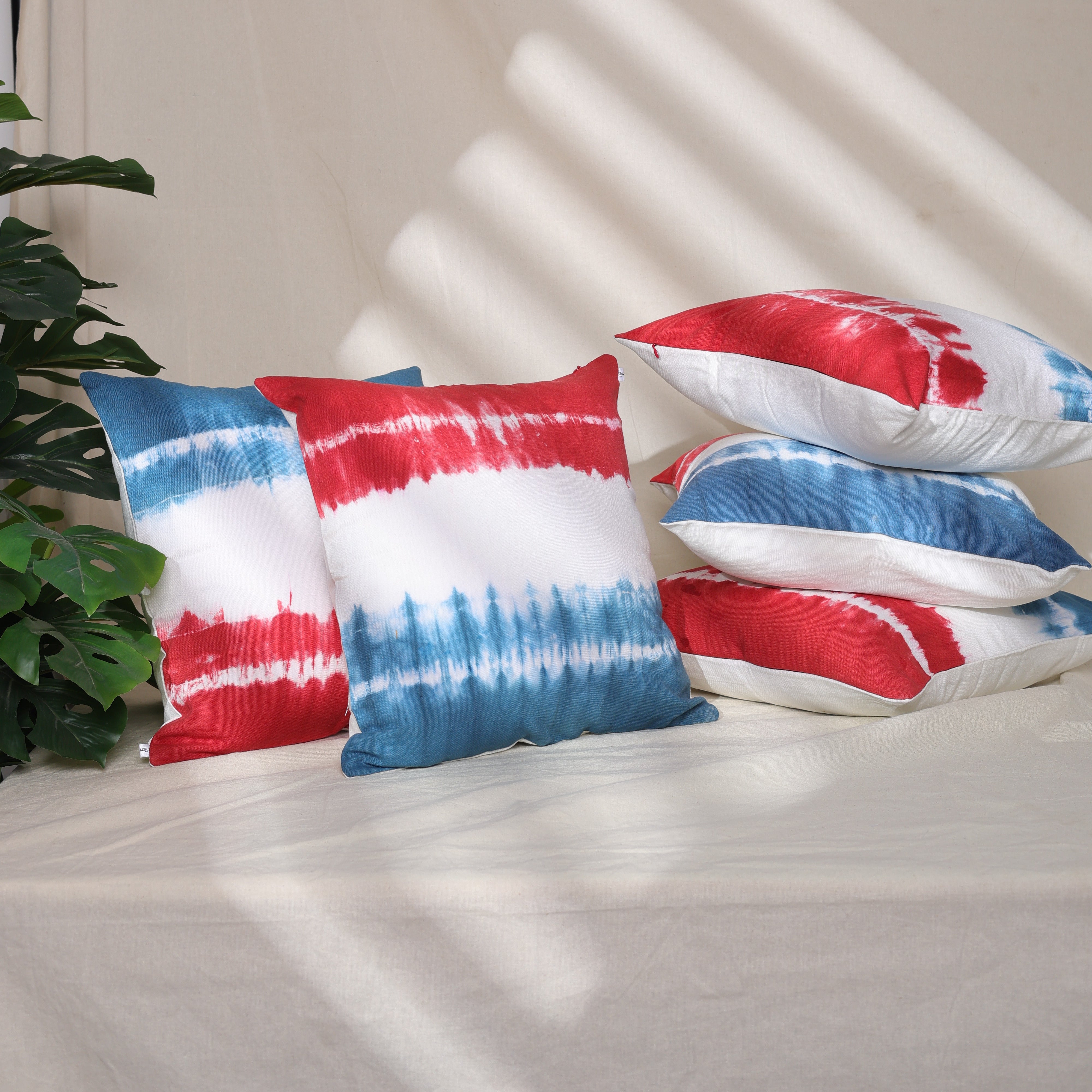 Boho Chic Tie-Dye Cushion Cover