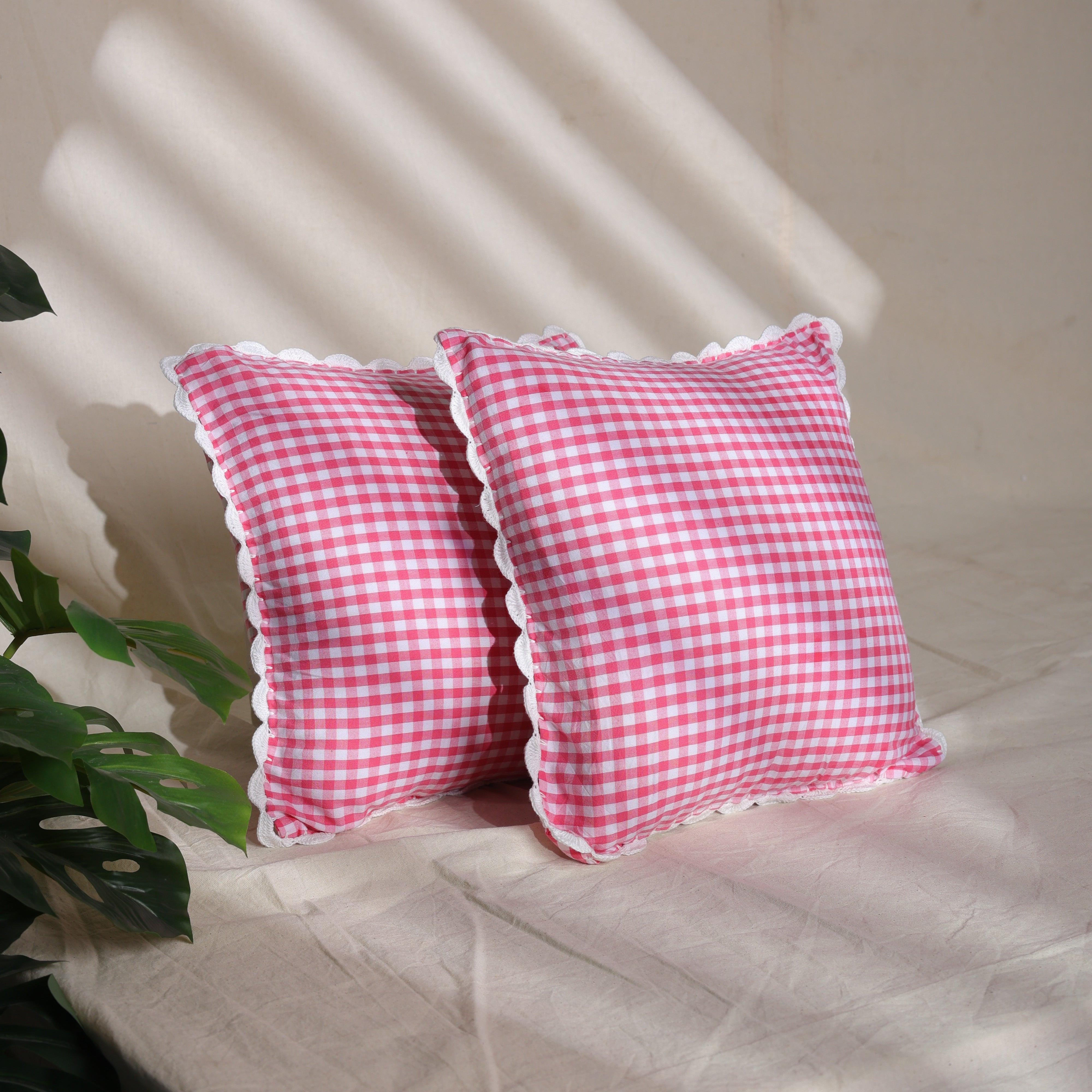 Vintage Hand Woven Crocheted Cushion Case