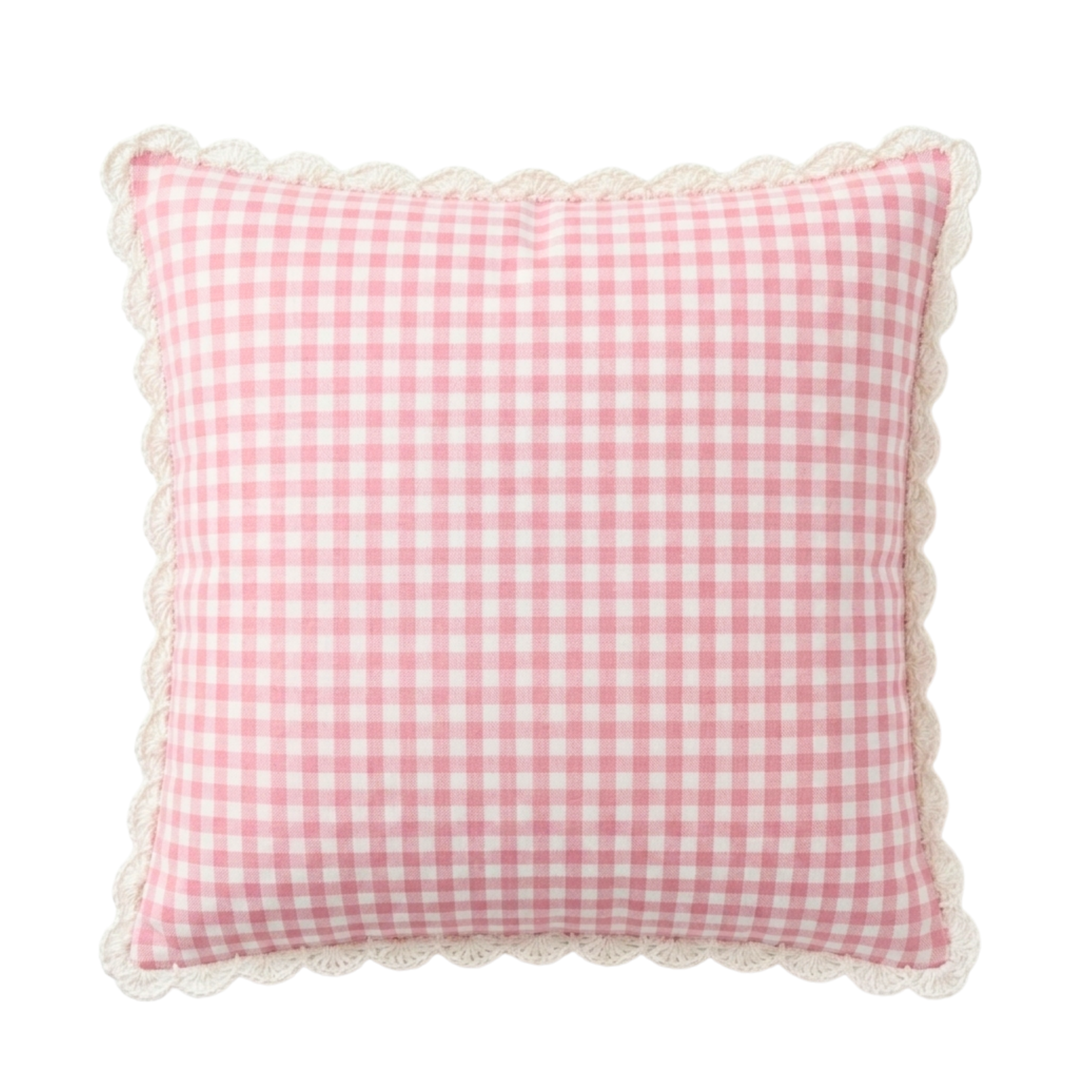 Vintage Hand Woven Crocheted Cushion Case