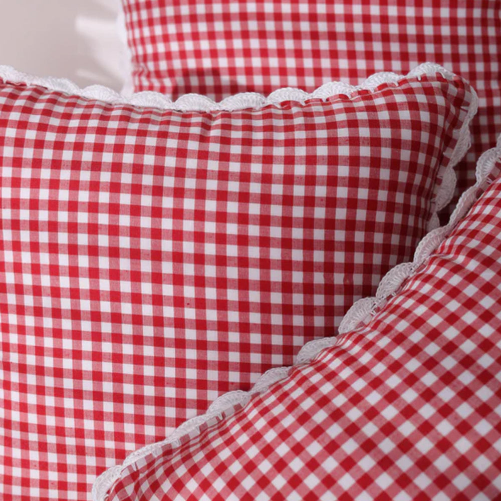 Vintage Hand Woven Crocheted Cushion Case