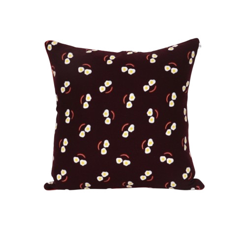 Linen Printed Smiley Cushion Cover
