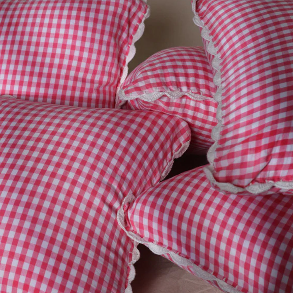 Vintage Hand Woven Crocheted Cushion Case