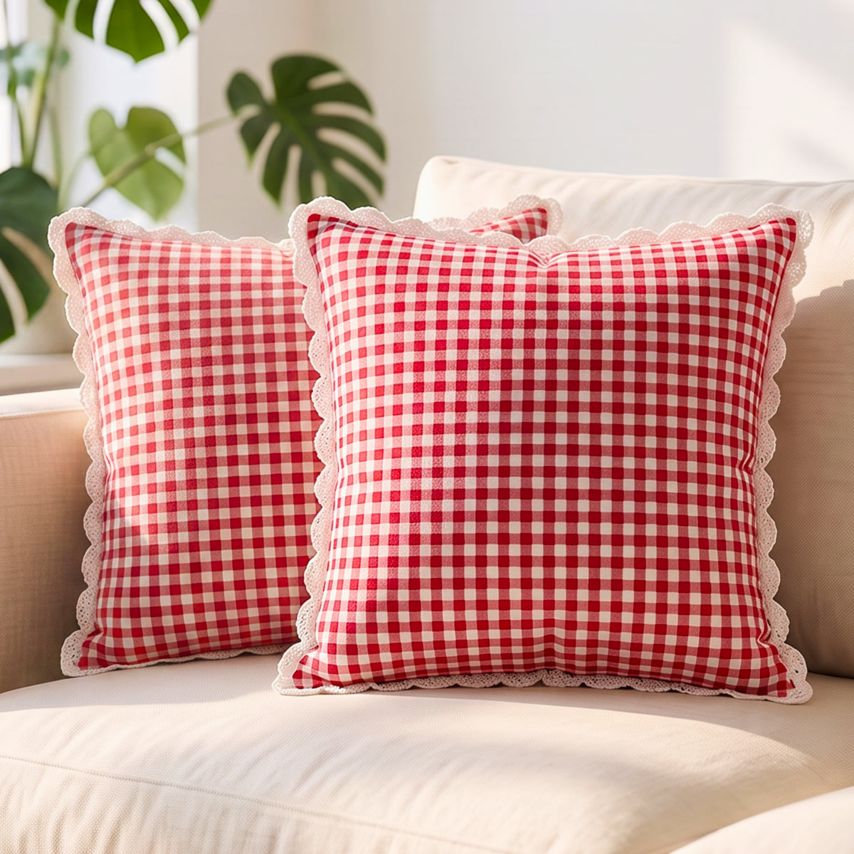 Vintage Hand Woven Crocheted Cushion Case