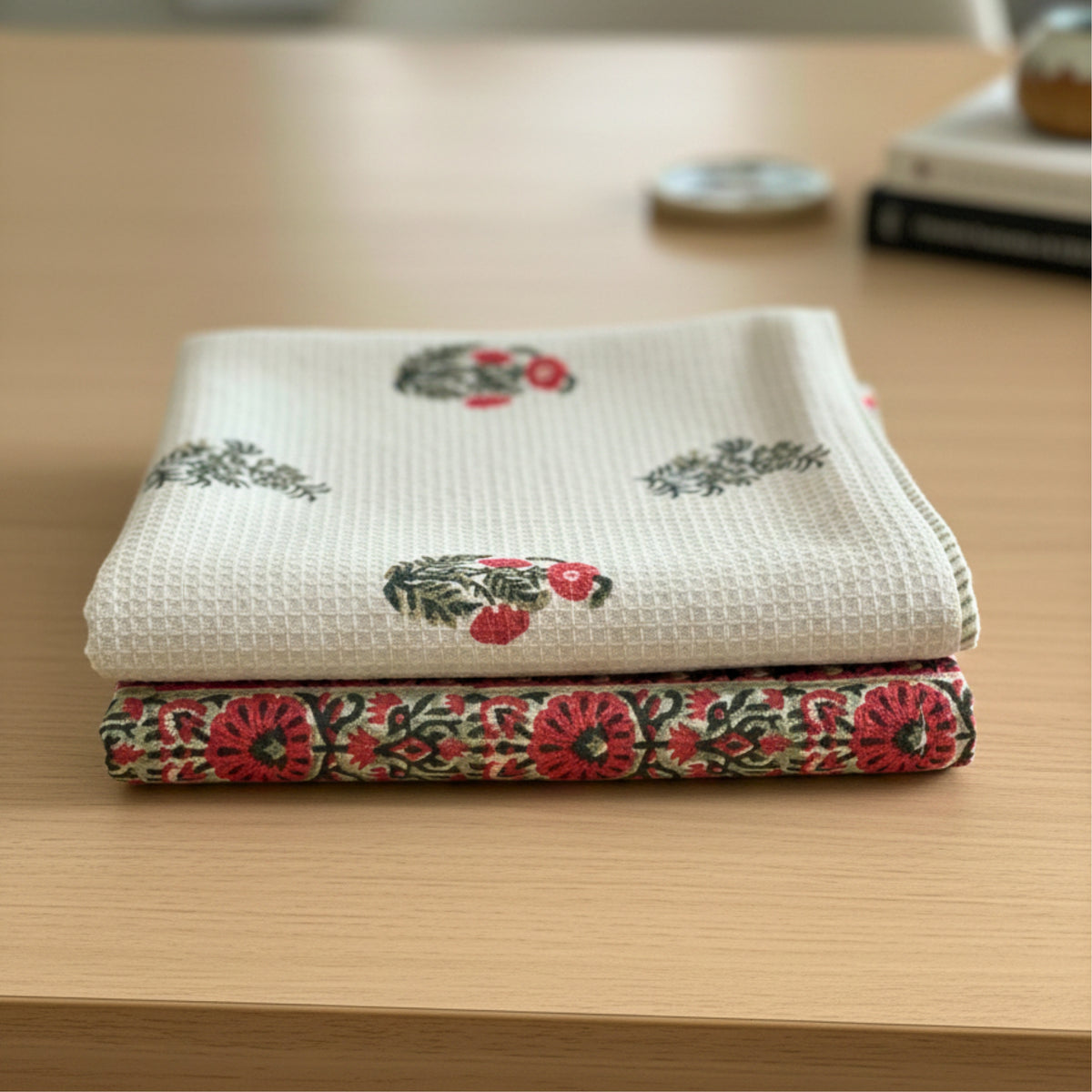 Heritage Floral Cotton Bath Towel
