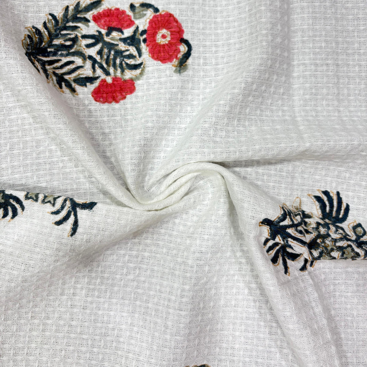 Heritage Floral Cotton Bath Towel