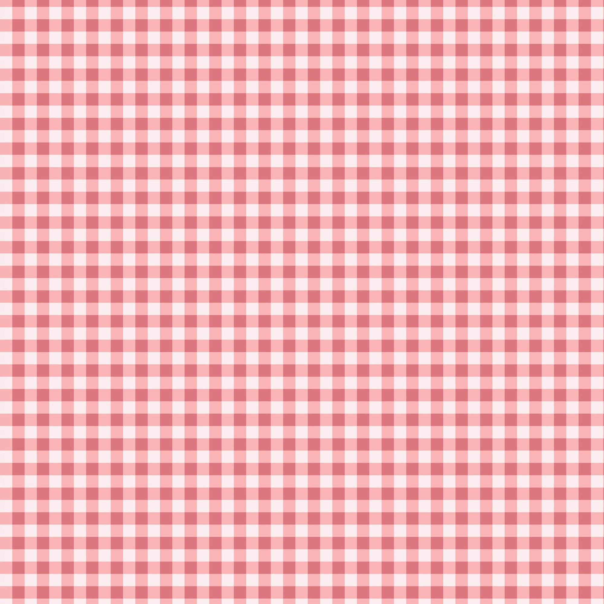 Bedsheet for Double Bed, Pink & White Gingham Checkered