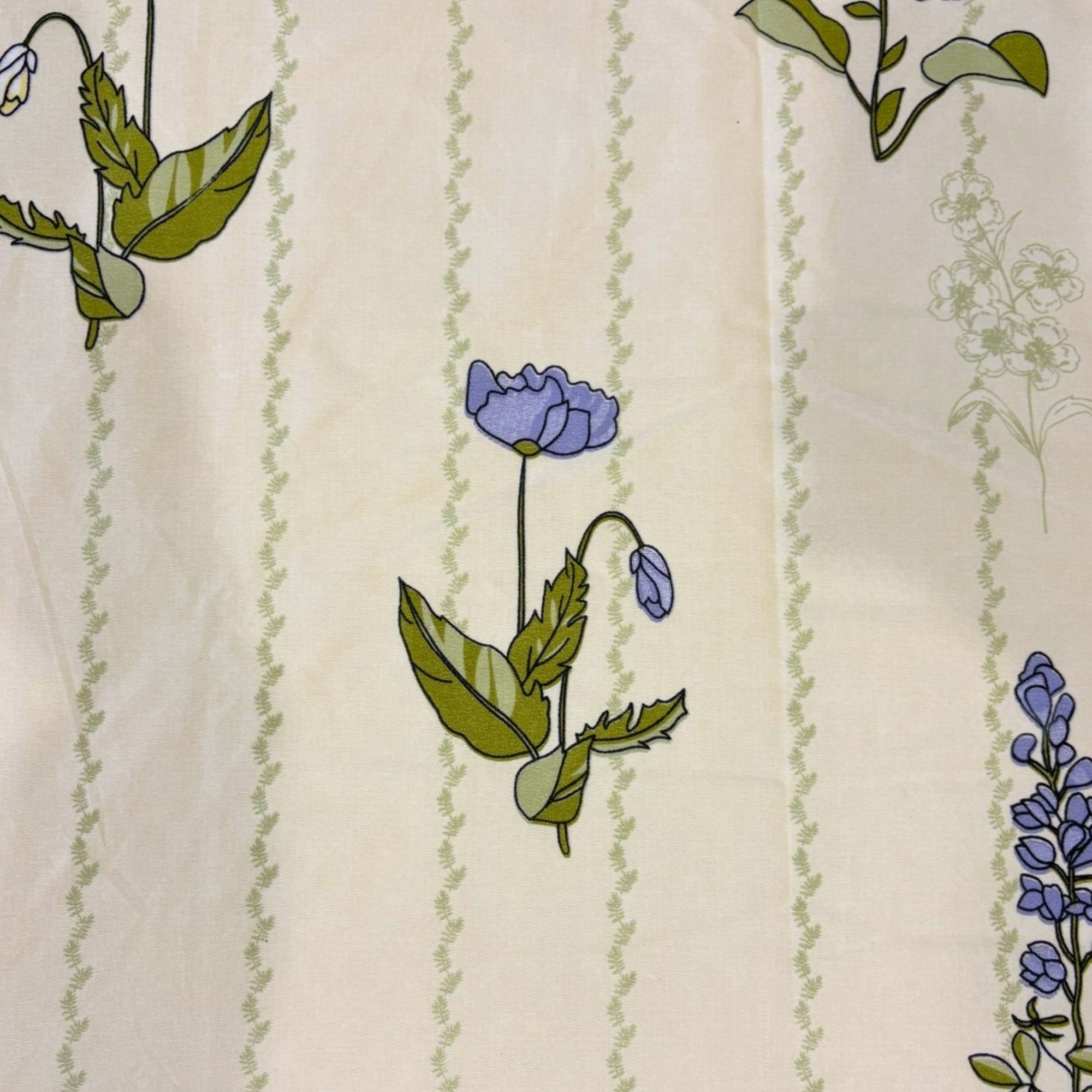 King Size Blended Cotton Bedsheet Multicolor Floral Print, Soft & Breathable Double BedSheet.